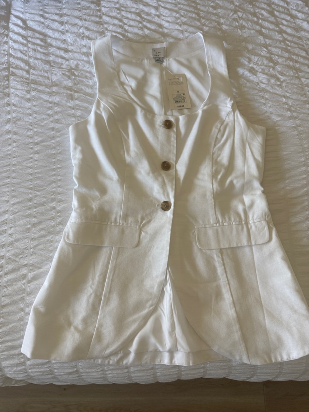 a new day Women’s Button Vest